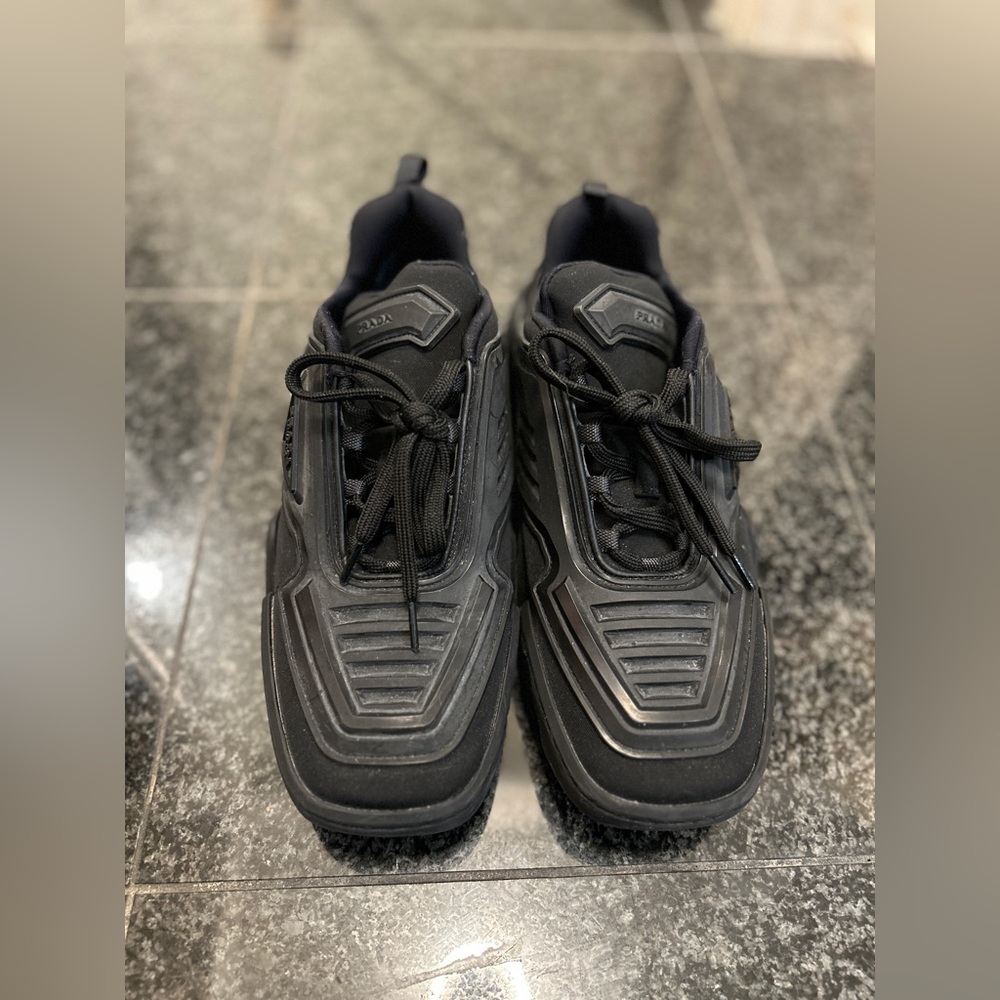 Prada Womens techno stretch Sneakers